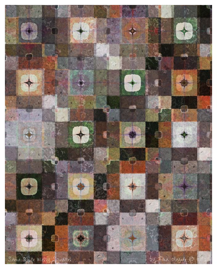 Some Quite Messy Squares by Tina Oloyede